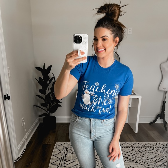 Teaching is Snow Much Fun- Teacher Tee - Picture 2 of 4